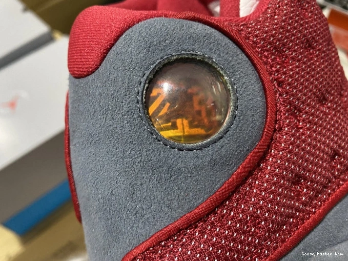 Air Jordan Red Grey Retro 13 414571-600 Gym Flint 0806
